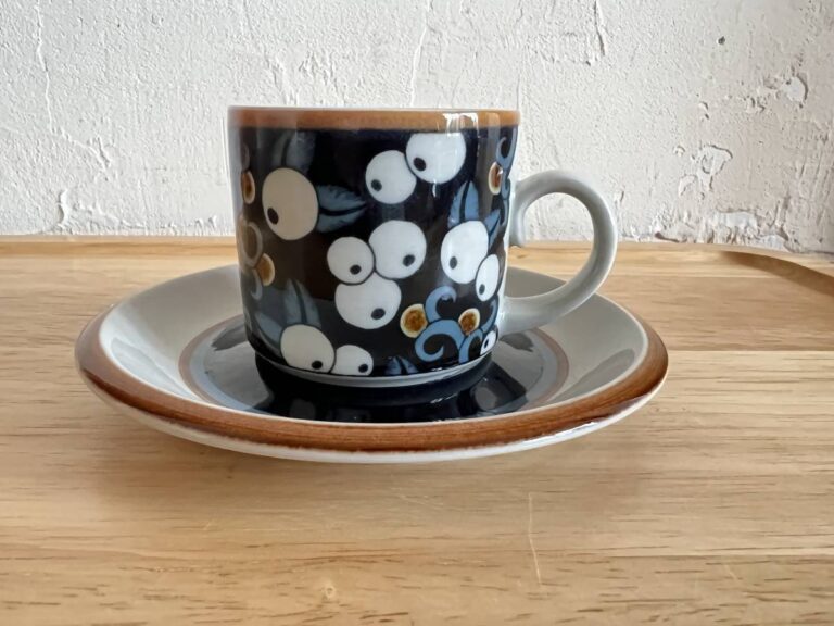 Read more about the article Arabia Taika Coffee Cup Saucer Cup/Espresso/Taika/Blueberry/Nordic/287-7