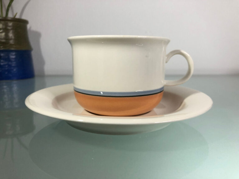 Read more about the article Arabia Arctica Aprikos Tea Cup with Saucer by Inkeri Leivo