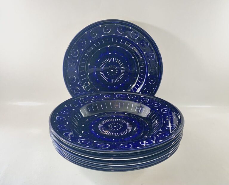 Read more about the article 6x Arabia Valencia Ulla Procope Large Deep Plate Soup Bowl 23 cm 9 inch