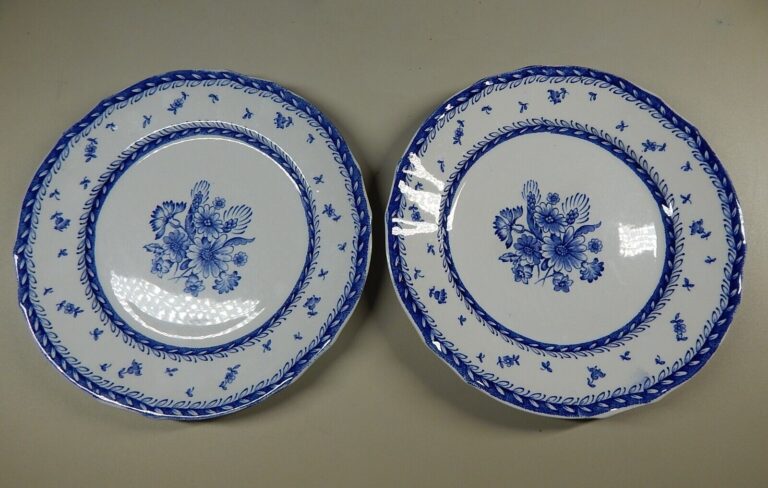 Read more about the article ARABIA OF FINLAND Set of 2 Dinner Plates  10-1/4″ Finn Flowers Blue White Floral