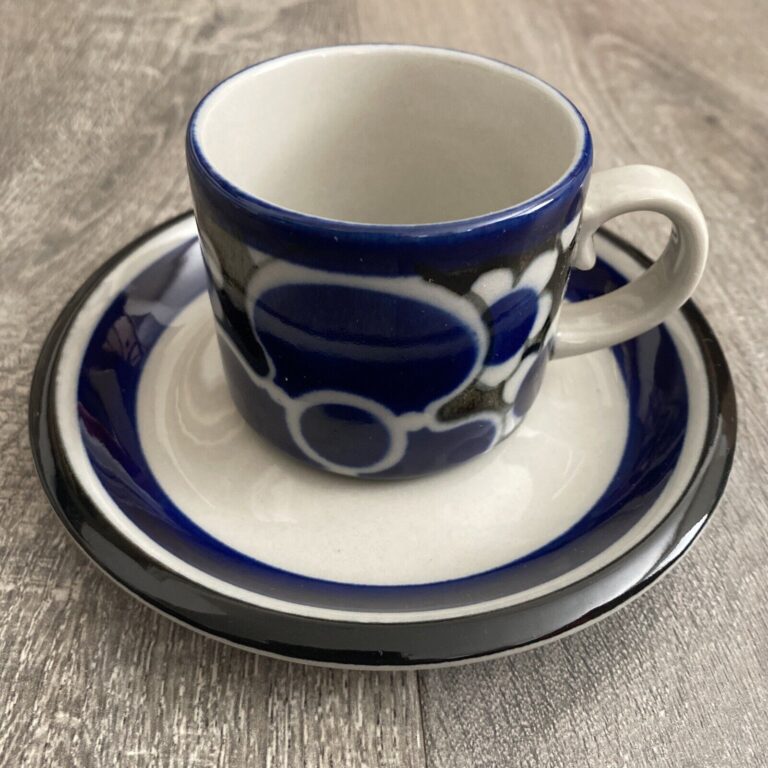 Read more about the article Arabia Finland Saara Coffee Cup and Saucer Set