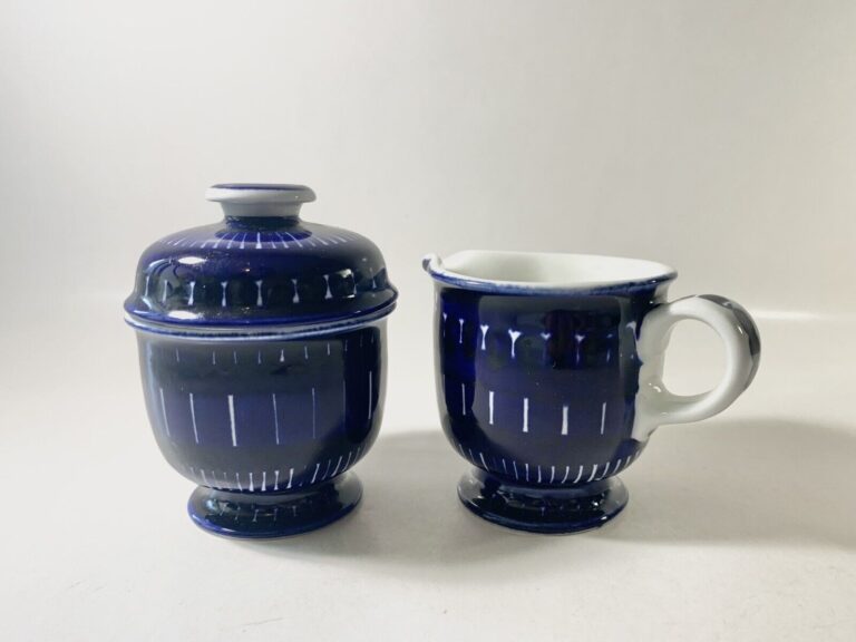 Read more about the article 2x Arabia Valencia Ulla Procope Sugar Bowl and Creamer Set