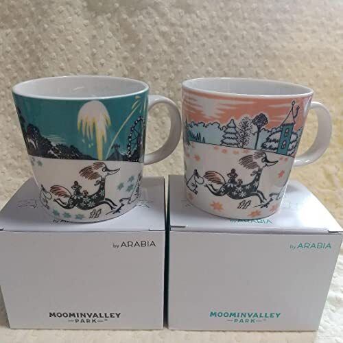 Read more about the article Arabia Moomin Mug Moomin Valley Park limited mug cup set of 2 from Japan N2