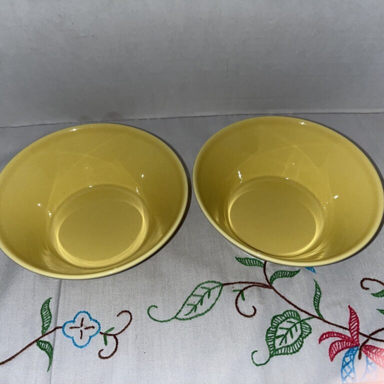 Read more about the article iitallia Kaj Franck Arabia Finland TEEMA Yellow Bowl Cereal/Soup/Salad Lot of 2