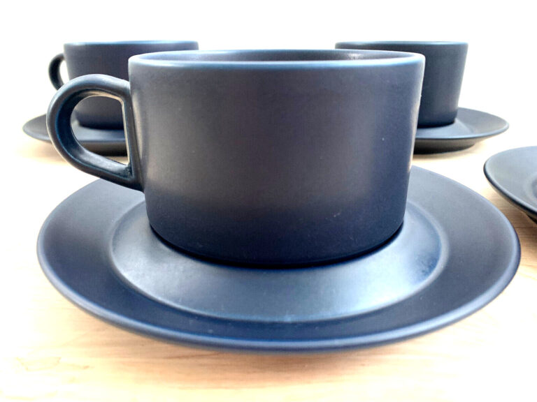 Read more about the article ARABIA Finland Blues Coffee Tea Mug Cup Saucer Blue Vintage Scandinavia PER SET