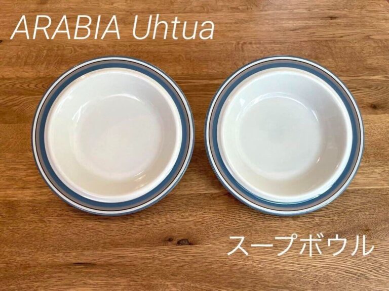 Read more about the article ARABIA Finland Uhtua Deep Plate Soup Bowl Pair Set