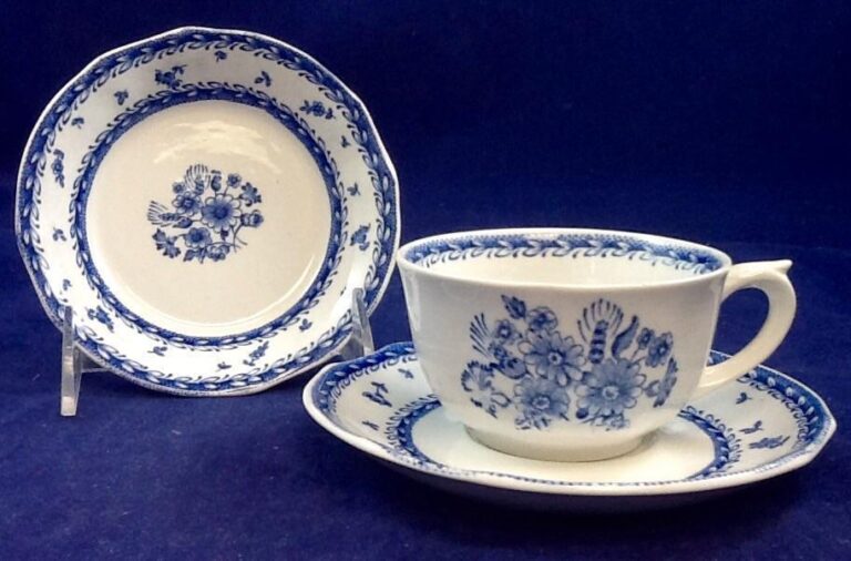 Read more about the article Arabia Finn Flower Blue Set of Cup and Saucer with Fruit Bowl
