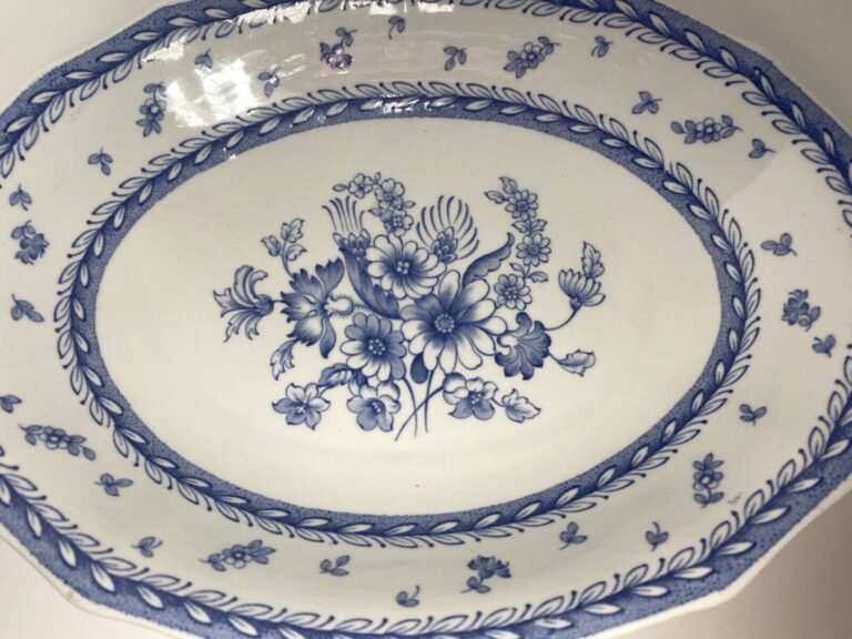 Read more about the article ARABIA Finland FINN FLOWER BLUE 9″ Oval Vegetable Bowl Suomi 1923 – 1949 Mark