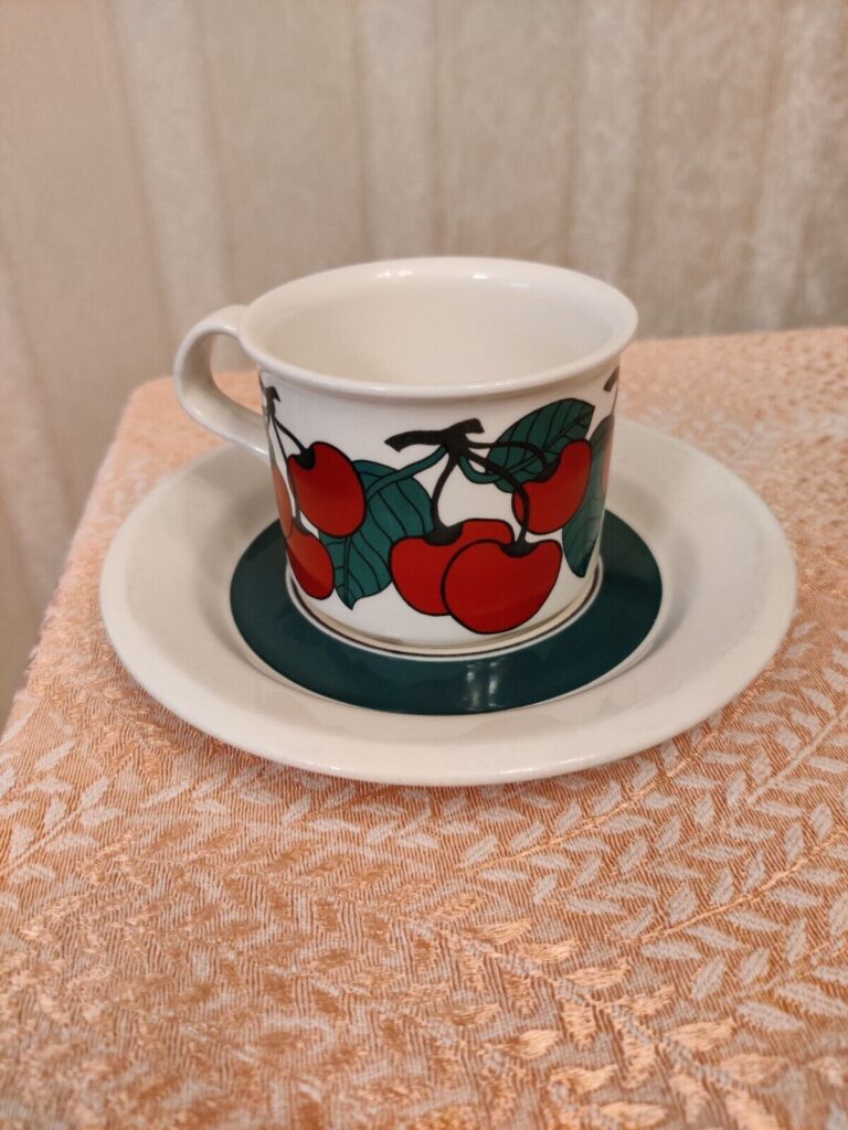 Read more about the article ARABIA Kirsikka Coffee Cup and Saucer Set