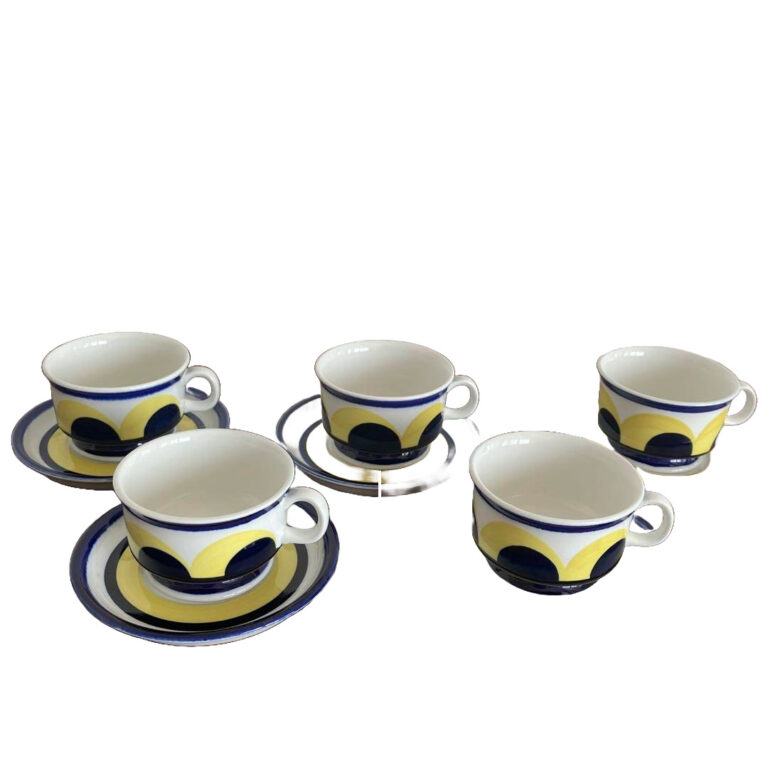 Read more about the article Unused ARABIA PAJU Demitasse  Cup and Saucer 5 Set Discontinued