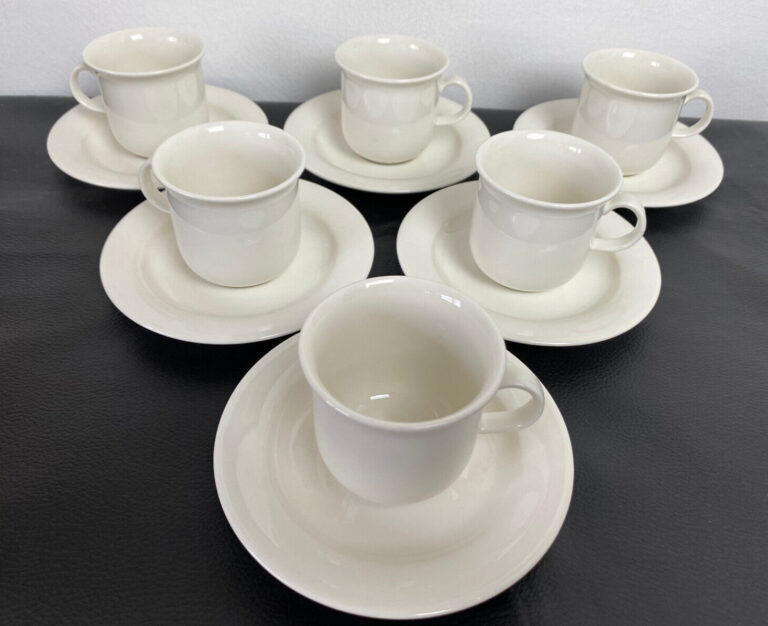 Read more about the article ARABIA FINLAND ARCTICA Porcelain Tea or Coffee Set for 6 persons Cup and Saucers