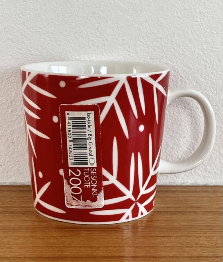 Read more about the article Arabia Snowflake Large 2007 Winter Limited Mug Red 2