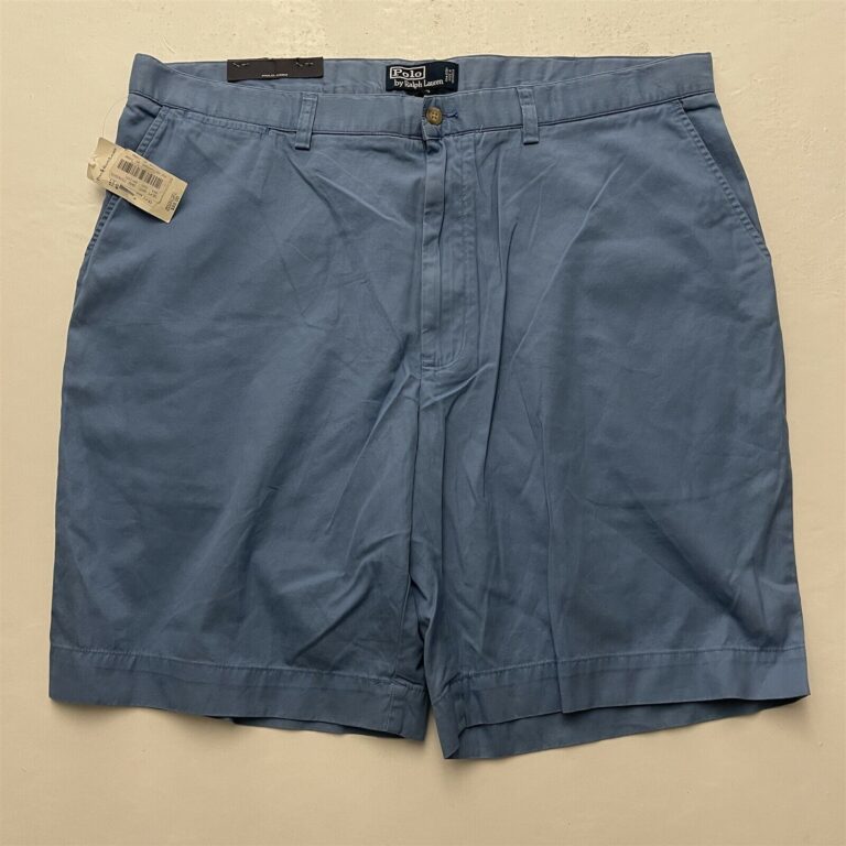 Read more about the article NWT Polo Ralph Lauren 40 x 9″ Blue 100% Cotton Flat Front Chino Shorts
