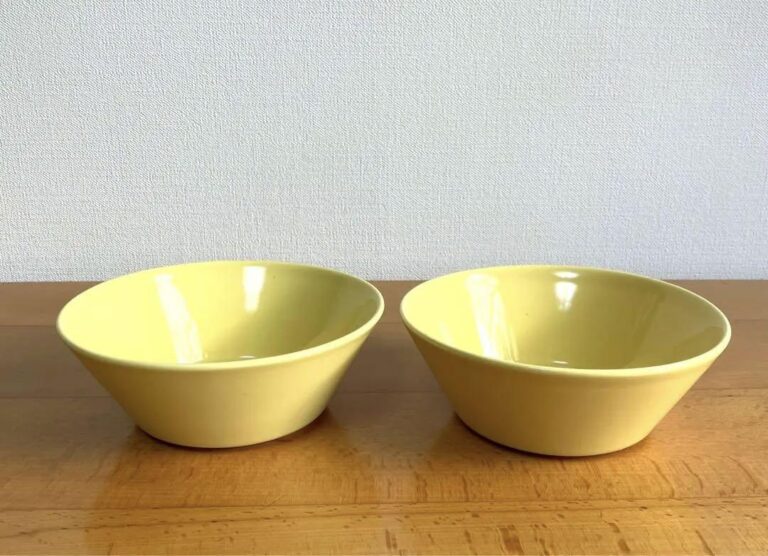 Read more about the article Arabia Vintage Teema Yellow Bowl 2 Pieces Crown Logo