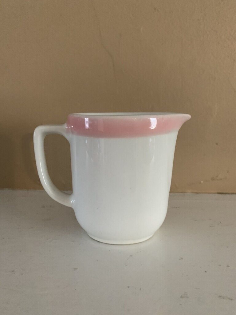 Read more about the article Arabia – Pink Ribbon Pattern – Mini Pitcher – 3”