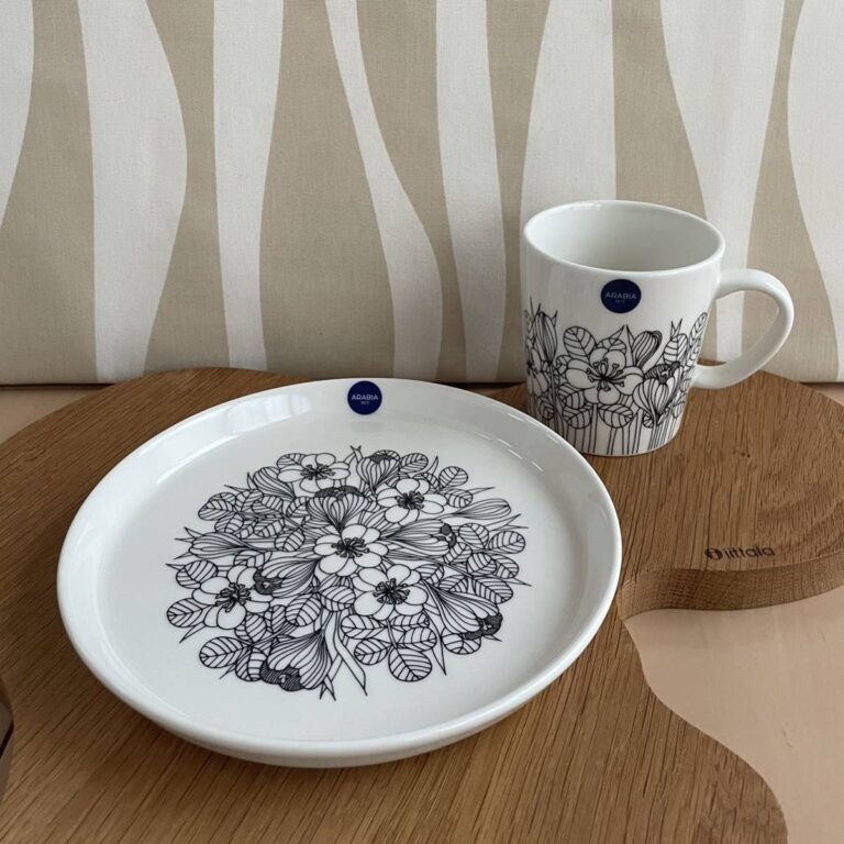 Read more about the article Arabia Krokus Arabic Crocus Mug Plate