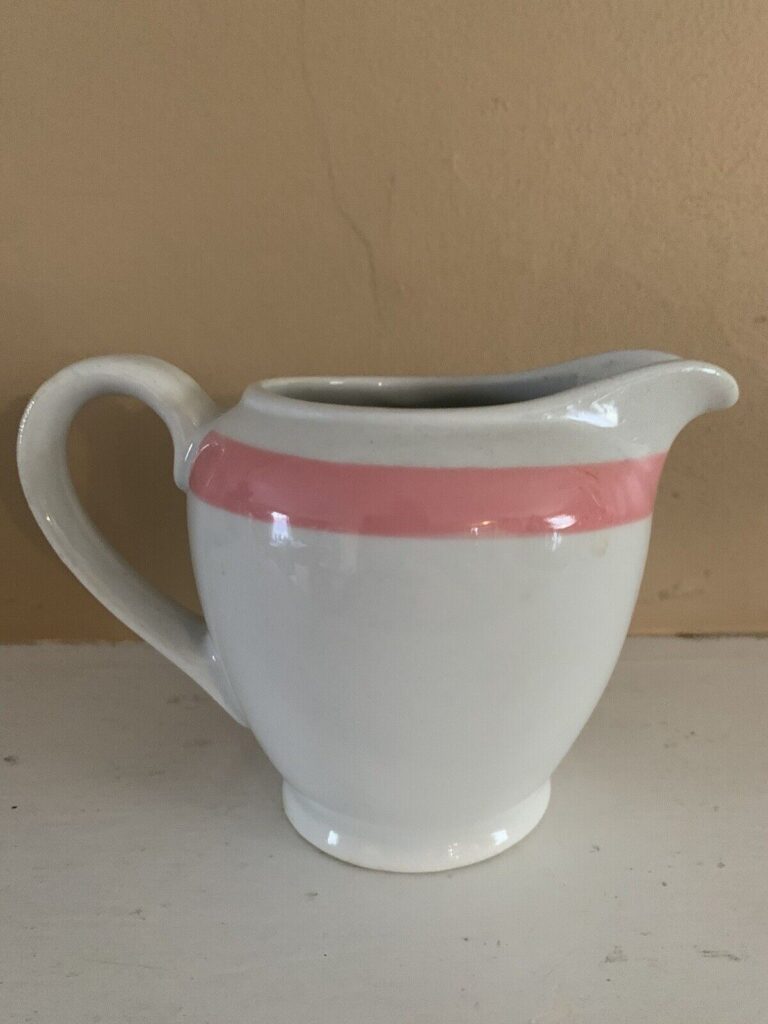 Read more about the article Arabia – Pink Ribbon Pattern – Creamer 3”