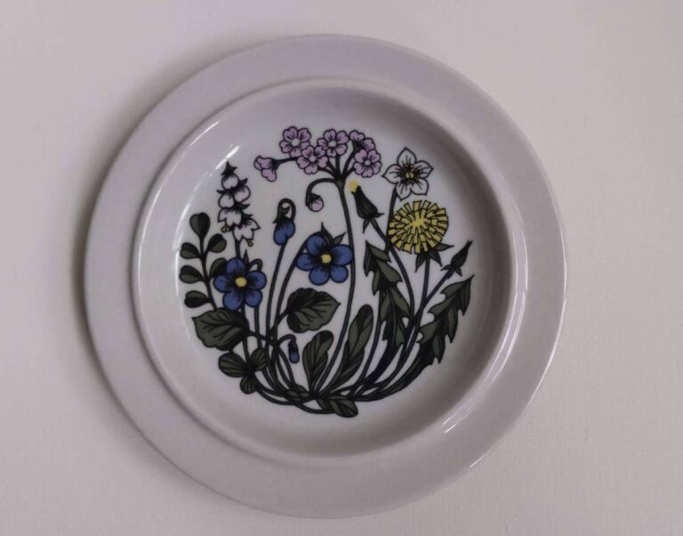 Read more about the article Arabia Flora Plate Approx. 20Cm Esteli Tomura Finland Scandinavian Vintage A