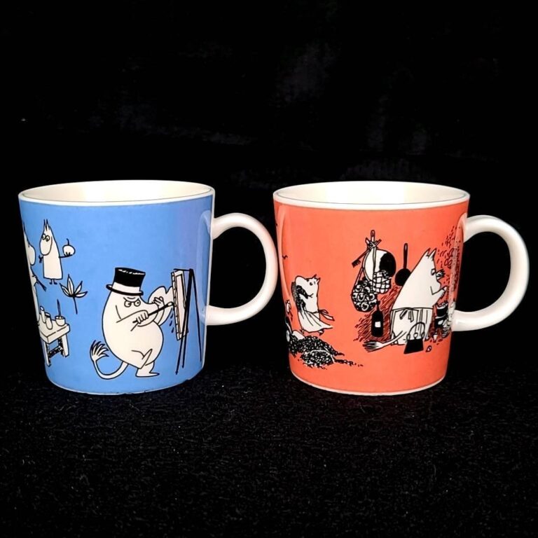 Read more about the article Rare Arabia Moomin Mug Dark Blue Rose