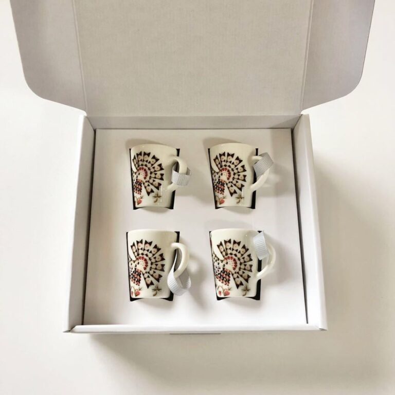 Read more about the article Iiittala  Arabia Taika Mini Mug Seames Set Of 4 Boxed Ornament