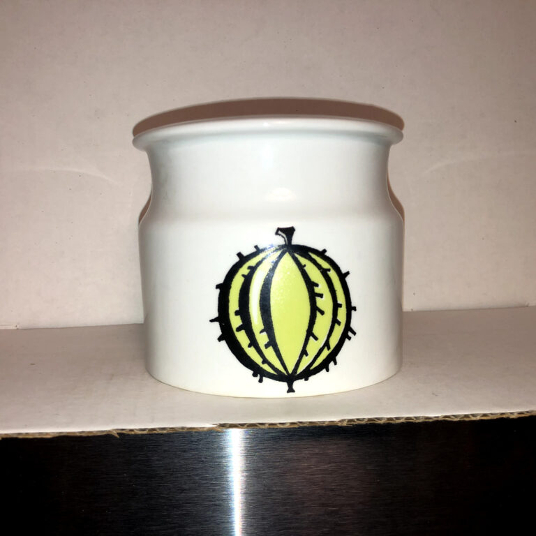 Read more about the article ARABIA FINLAND PAMONA JAM JELLY JAR RARE DESIGN?