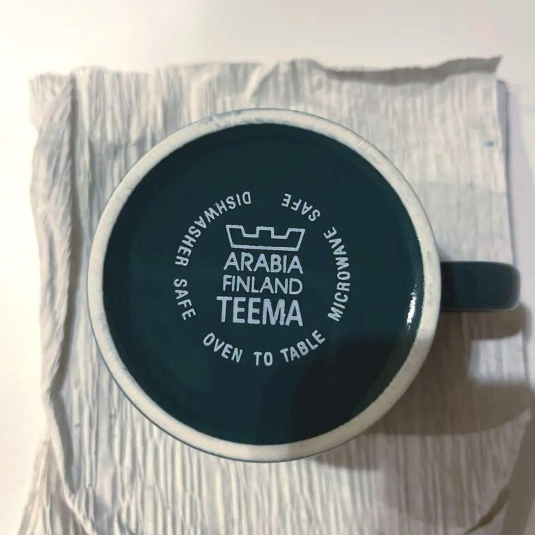 Read more about the article Discontinued Arabia Teema Demitasse Cup Dark Green