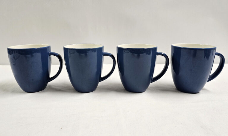 Read more about the article 4 Arabia Finland 24H Denim Blue Coffee Mugs Mug Cup Set