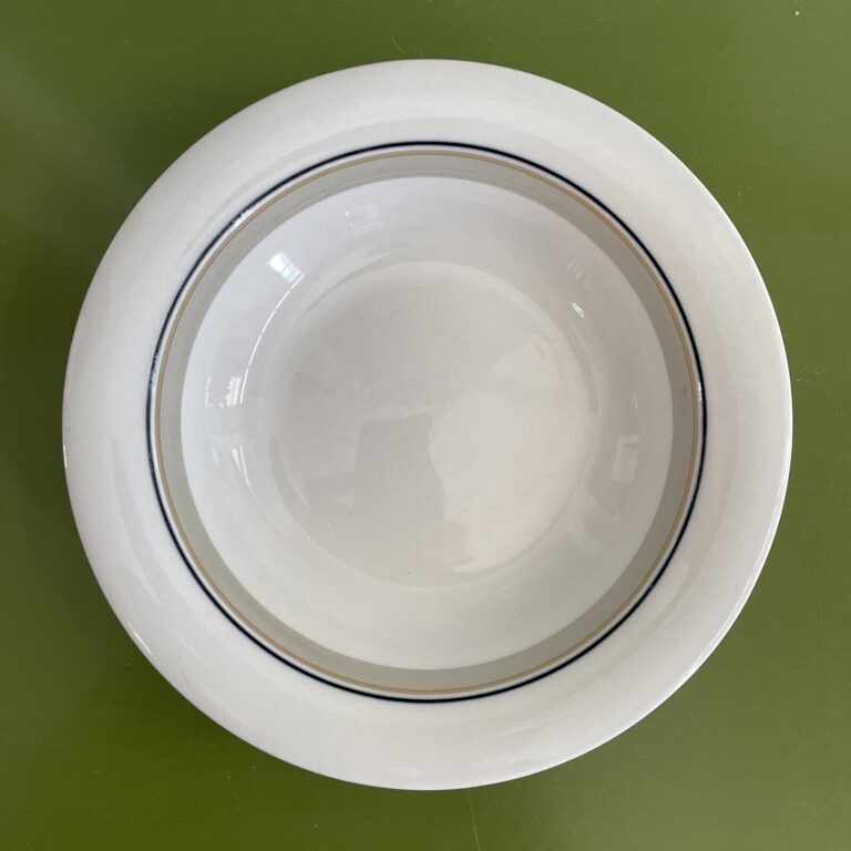 Read more about the article (1) ARABIA of Finland Seita Arctica Rim Soup Bowl 8″ Vintage Discontinued