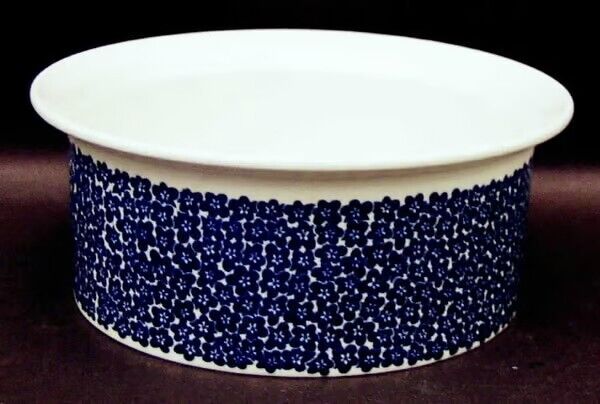 Read more about the article HTF Minty Arabia Finland Blue Faenza Vegetable Casserole DIsh Bowl