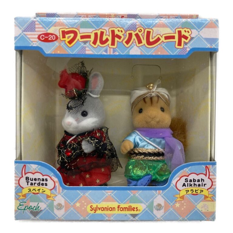 Read more about the article Sylvanian Families Spain and Arabia Doll World Parade C-20 Epoch Figure Dolls Box