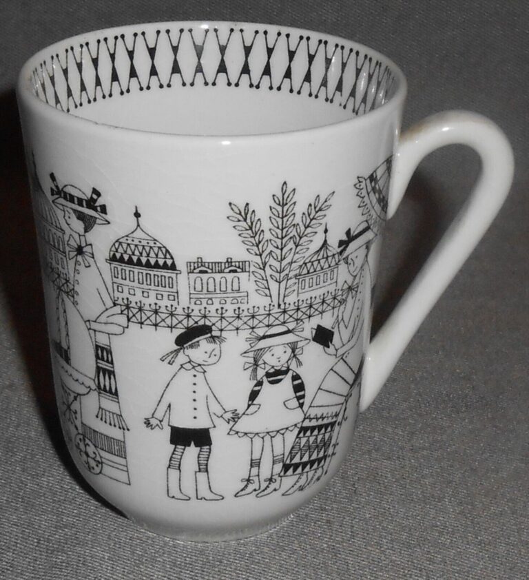 Read more about the article Arabia EMILIA PATTERN 8oz. Mug MADE IN FINLAND