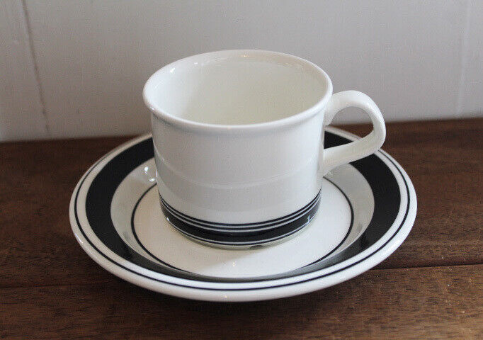 Read more about the article Vintage Arabia Faenza Cup Saucer Black A