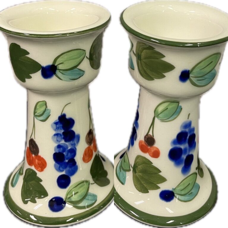 Read more about the article Arabia Palermo Candle Holders Finland Vintage