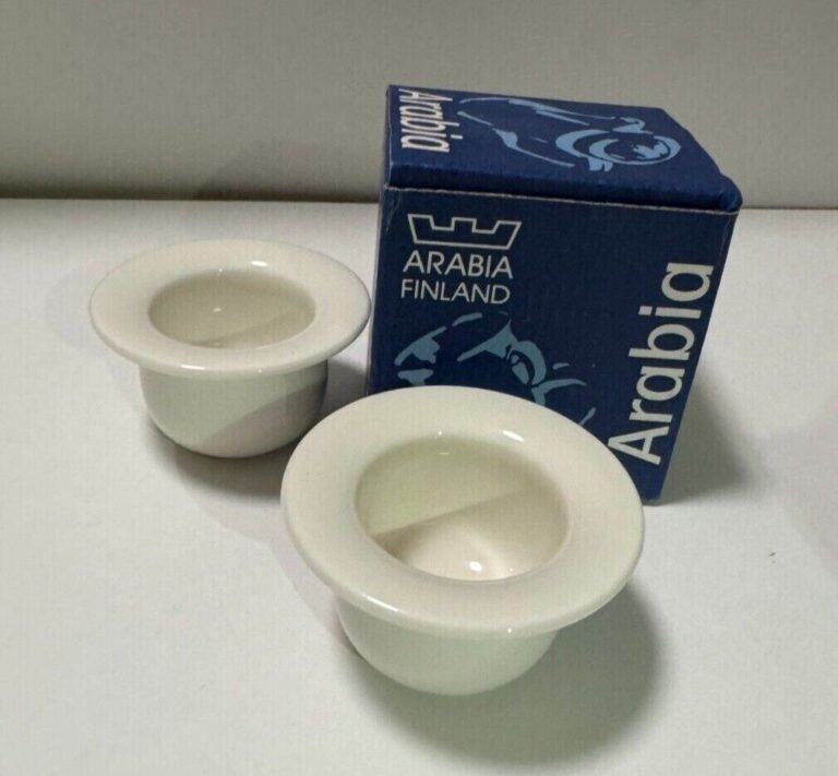 Read more about the article Arabia Finland – ARCTICA – Egg Cup – Set of 2 **NEW/BOXED**