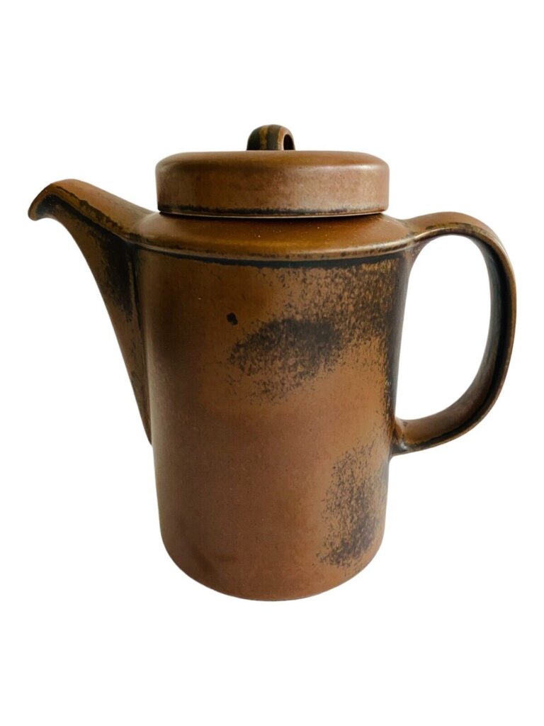 Read more about the article ARABIA Finland RUSKA Coffeepot Brown Ulla Procope MCM Mid Century