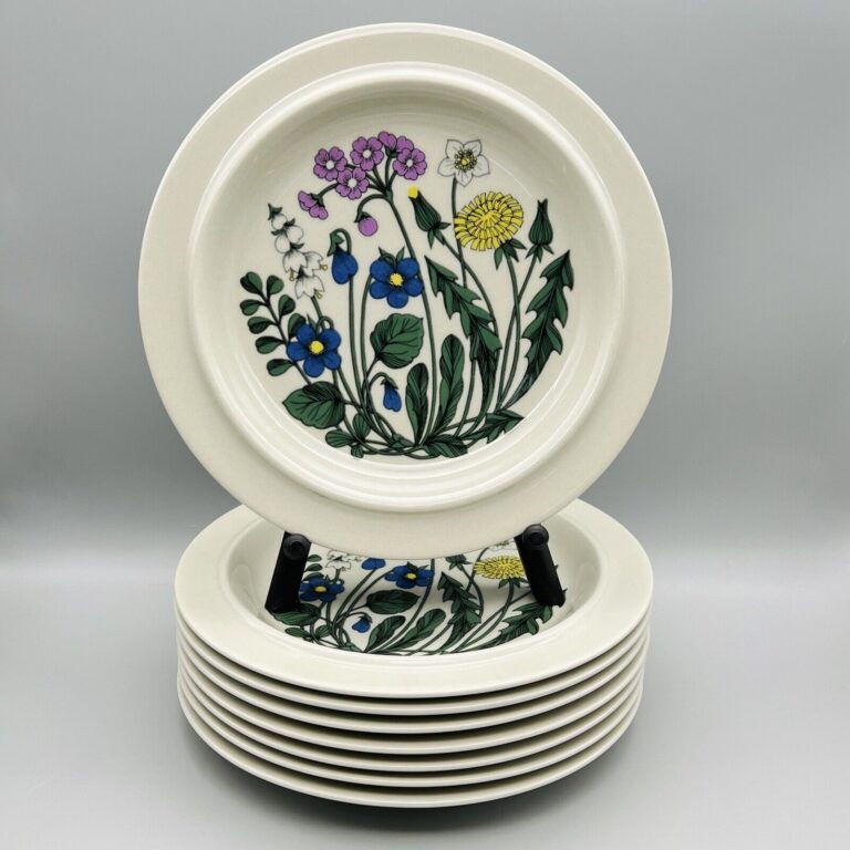 Read more about the article Buy 1-8 ARABIA FINLAND FLORA Dinner Plates MINTY Priced per Pc MORE IN OUR STORE