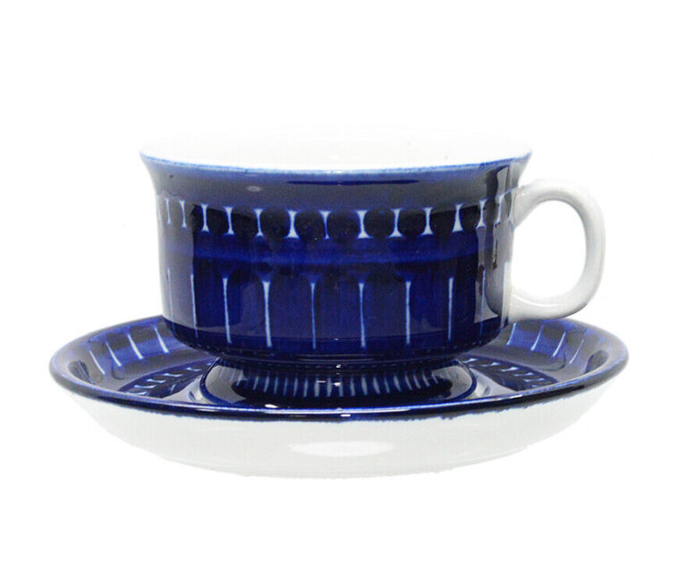 Read more about the article Arabia Valencia Coffee Cup Saucer Hand Painted Demitasse Size