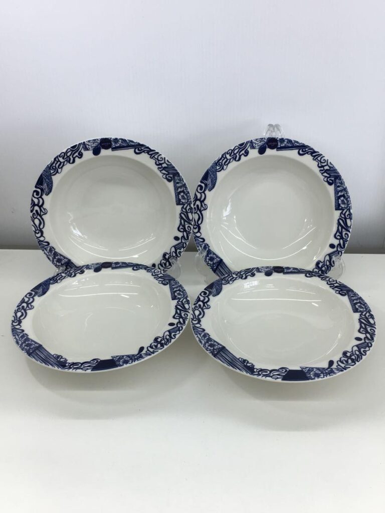 Read more about the article ARABIA #4 Plate 4-piece set blue 21cm Teema