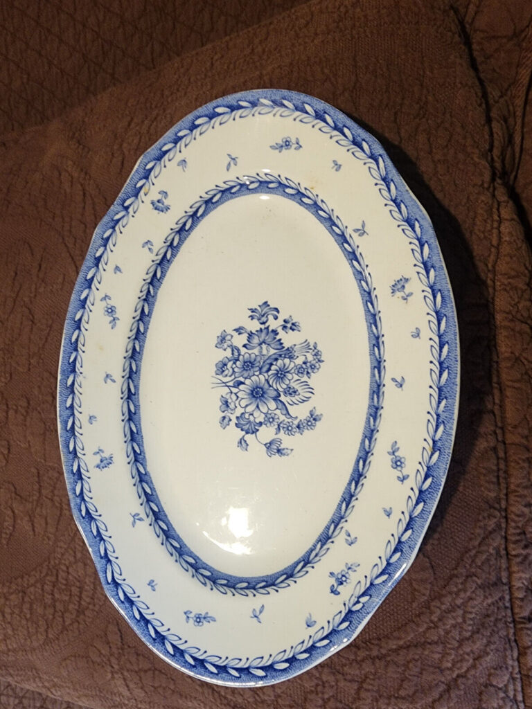 Read more about the article ARABIA of Finland FINN FLOWER BLUE Oval Serving Platter