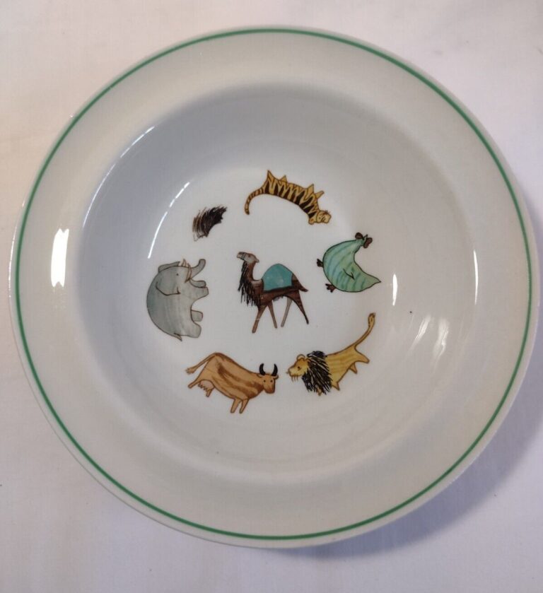 Read more about the article Arabia Finland Zoo Animal Parade Child Bowl Mid Century Modern MCM