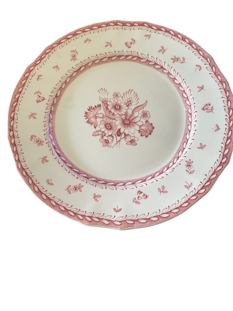 Read more about the article Arabia of Finland Luncheon Plate 9″ Finn Flowers Red White Background