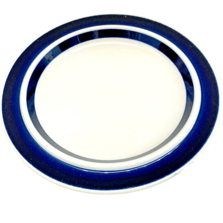 Read more about the article Arabia of Finland Ruija Troubadour Rimmed Soup Bowl Plate 10″ Anemone Blue T