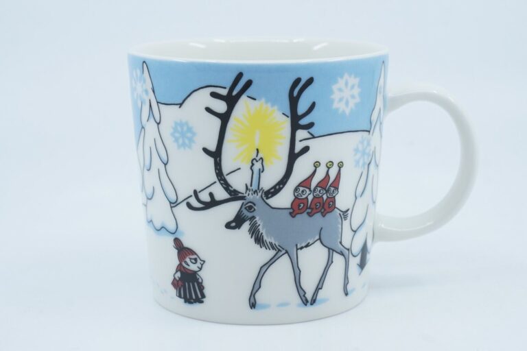 Read more about the article Arabia Finland Moomin mug Winter Forest (2012)_