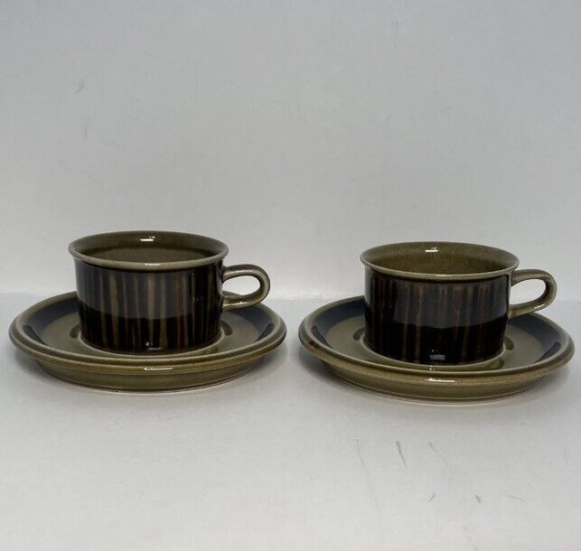 Read more about the article 2 VTG Kosmos ARABIA FINLAND Gunvor Olin-Grönqvist Demi Expresso Cup and Saucer