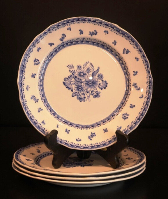 Read more about the article 4 ARABIA Finland FINN FLOWER BLUE 7-3/4″ Salad Plates