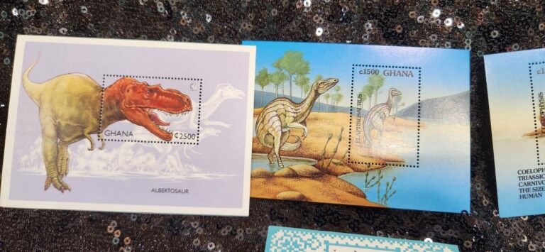 Read more about the article GHANA POSTAGE STAMPS DINOSAUR  1968 ARABIA MAHRA STATE OLYMPIC MEXICO LOT 4″ New