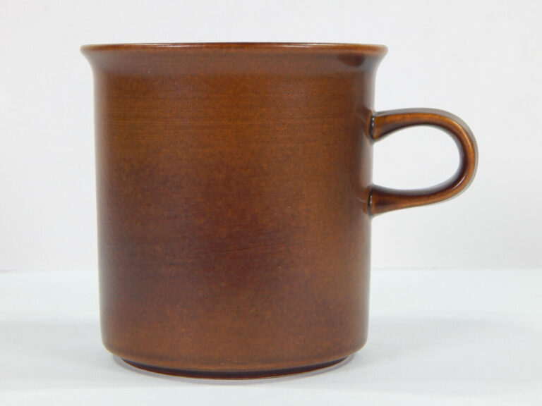 Read more about the article VTG ARABIA FINLAND RUSKA STONEWARE COFFEE MUG 3.5″ TEA CUPS BROWN CERAMIC MCM