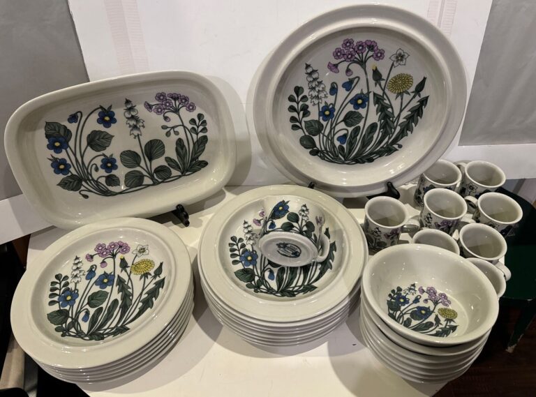 Read more about the article ARABIA FINLAND FLORA Plates Bowls Cups Platter Priced per Piece
