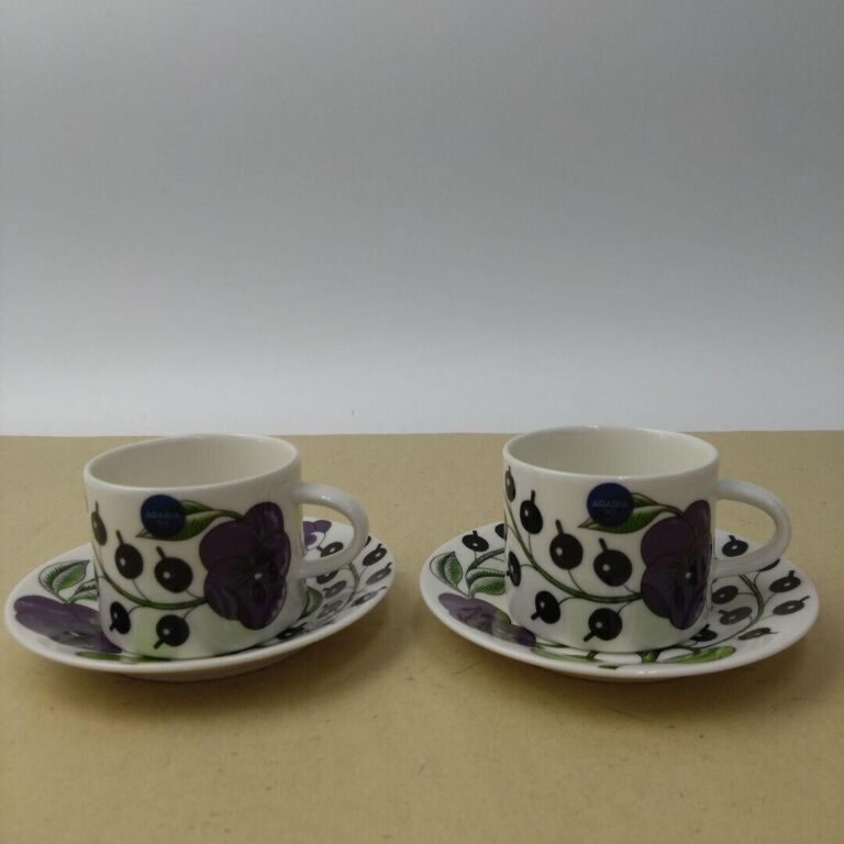 Read more about the article Arabia Paratiisi Purple Cup Saucer Pair Set