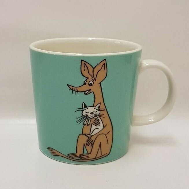 Read more about the article Tove Slotte Moomin Mug Sniff Turquoise Teema Mug Arabia Finland Brand New